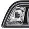 Spec-D Tuning 87-93 Ford Mustang 1 Piece Crystal Housing Headlight Chrome 2LCLH-MST87-RS - alternate 8